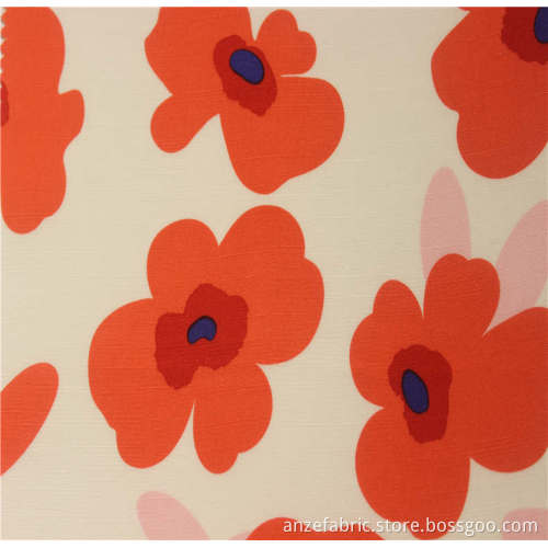 100%ecovero rayon slub fabric apparel printed lead fabric